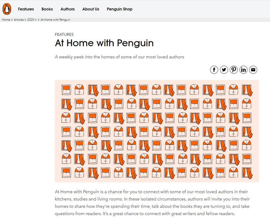 Penguin Random House At Home Events